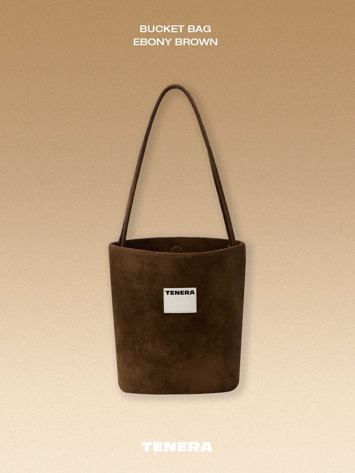 (Ebony)Small Bucket Bag-TENERA Vintage Collection - TENERA