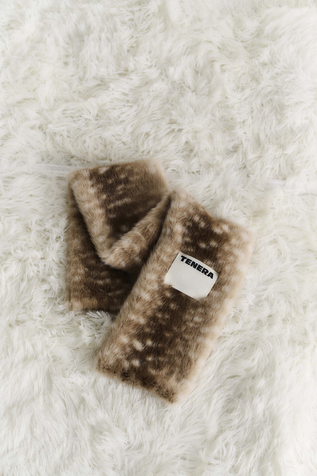 (バンビプリント)フェイクファー スカーフ-TENERA アクセサリーコレクション