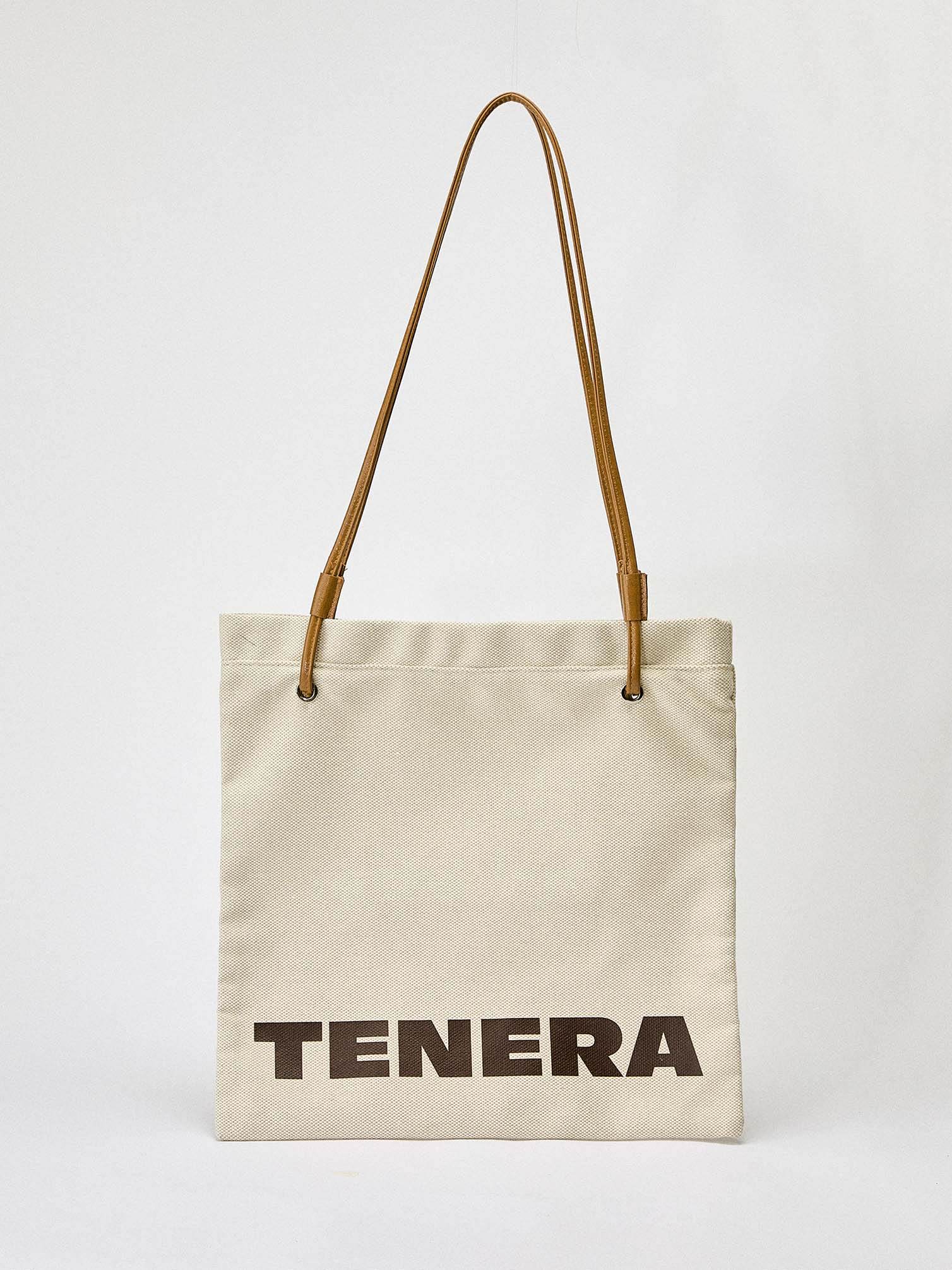 (Brown)Canvas Tote-TENERA City Resort Collection - TENERA