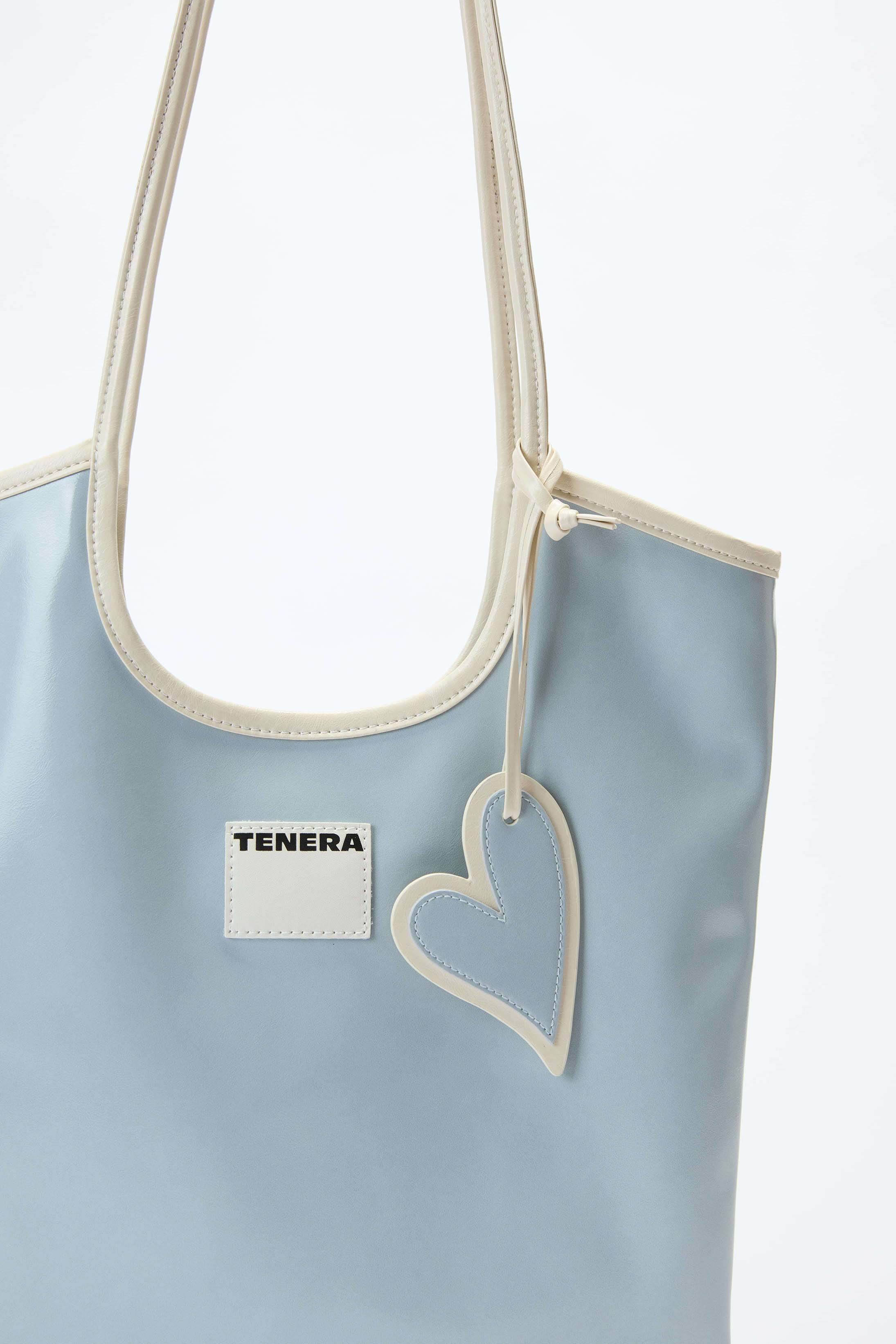 (Ice blue)Vintage Shoulder Tote-TENERA City Retro Collection - TENERA