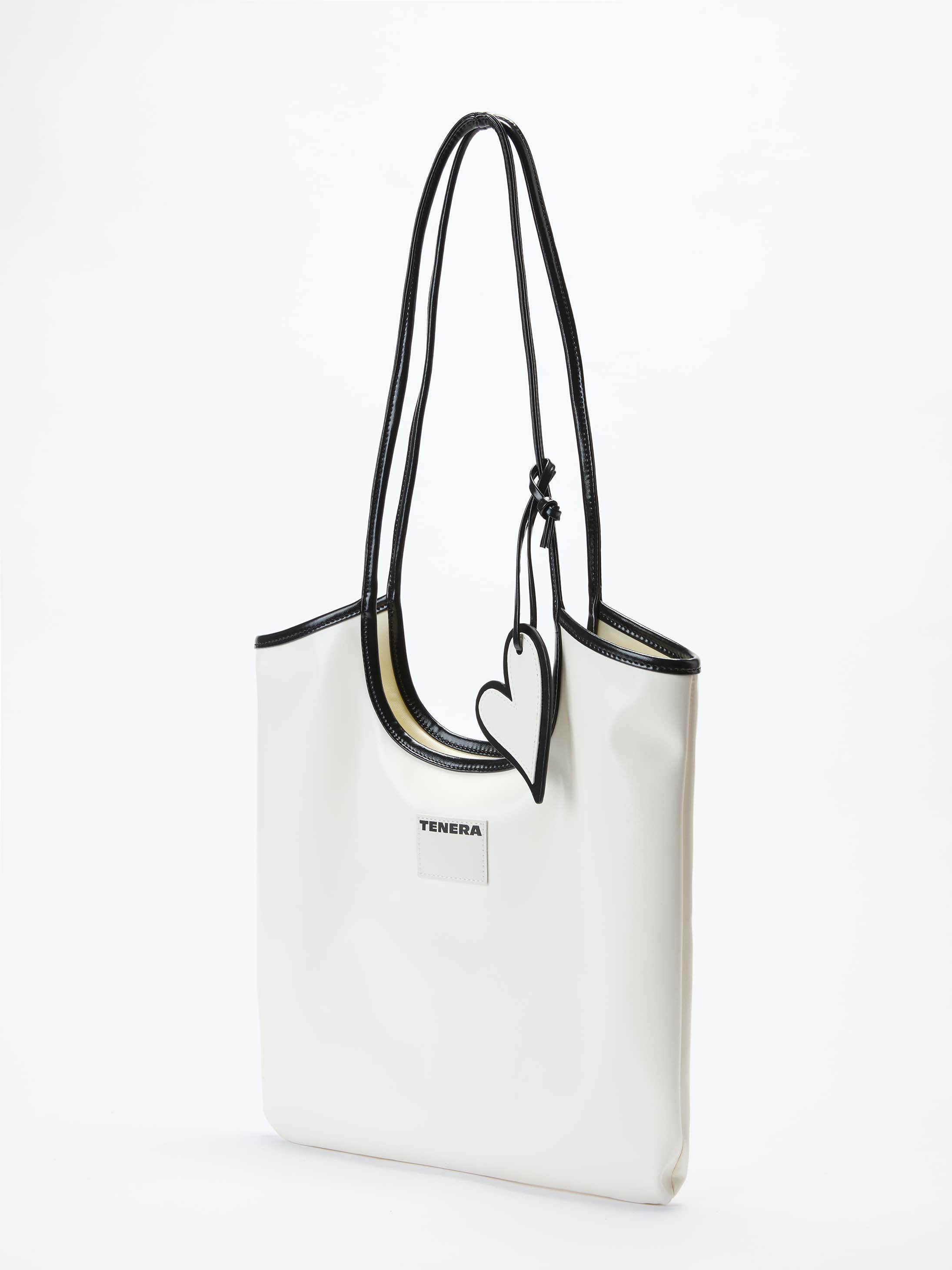 (Cream White)Vintage Shoulder Tote-TENERA City Retro Collection - TENERA