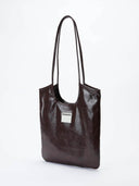 (Wax Brown)Vintage Shoulder Tote-TENERA City Retro Collection - TENERA