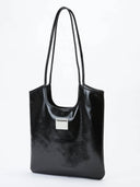 (Record Black)Vintage Shoulder Tote-TENERA City Retro Collection - TENERA