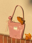 （Rubber Blush）Nylon Bucket Rose BagTENERA Recycled Nylon - TENERA