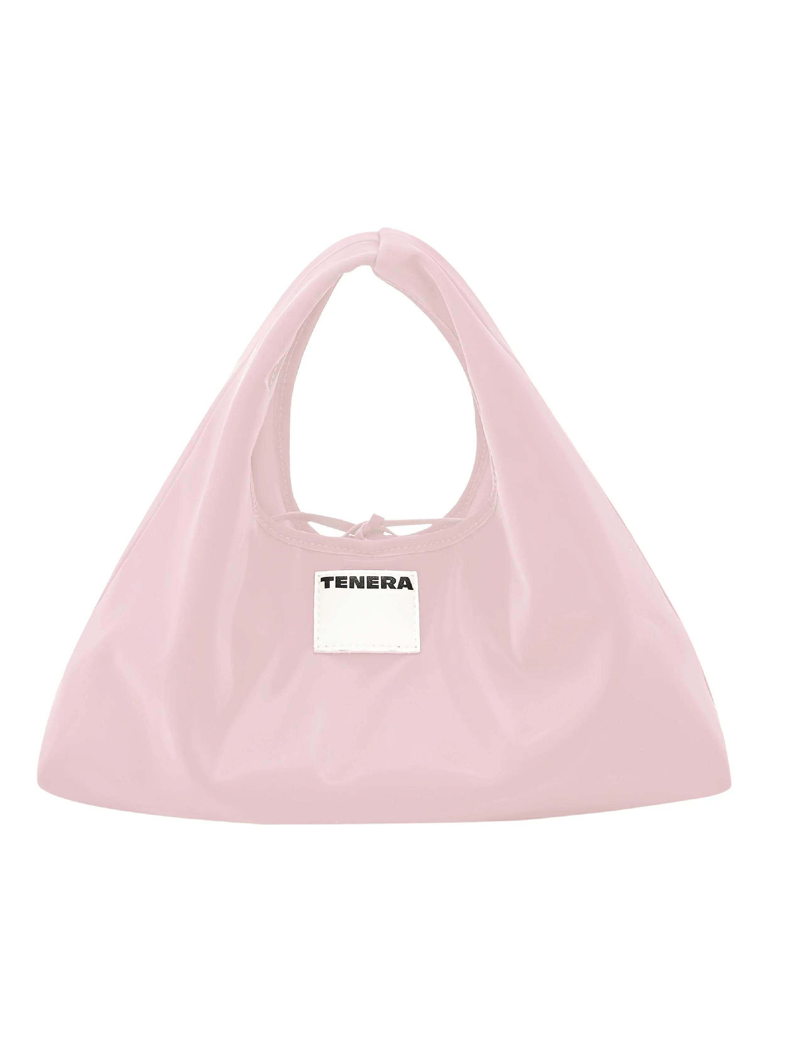 (Petal Pink)Classic Hobo Bag - TENERA Velvet Collection - TENERA