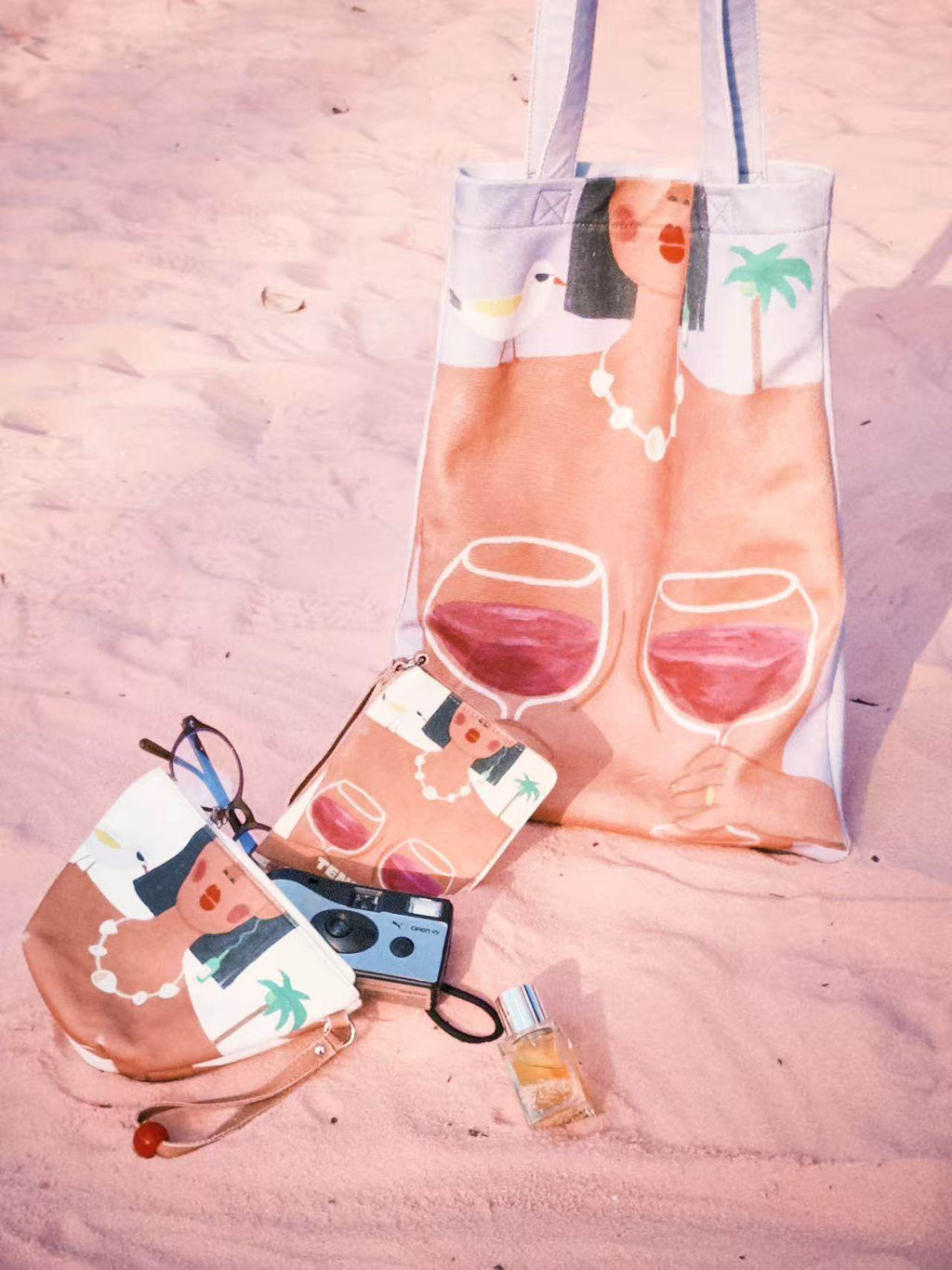 Lsland Party Travel Set-TENERA x NIMEI Artist Collaboration - TENERA