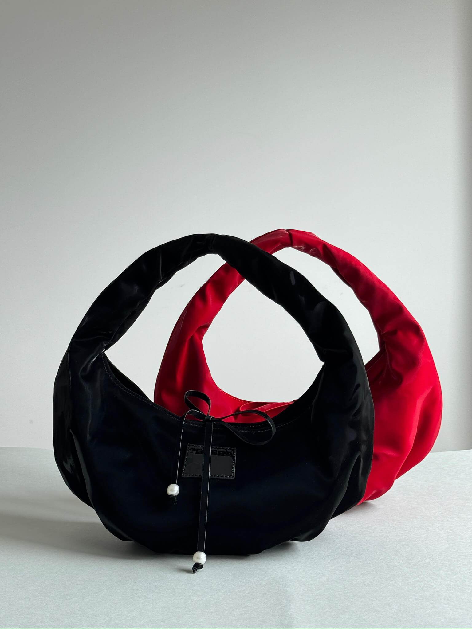 (Black Velvet)Ballet Ring Hobo-TENERA Velvet Collection - TENERA