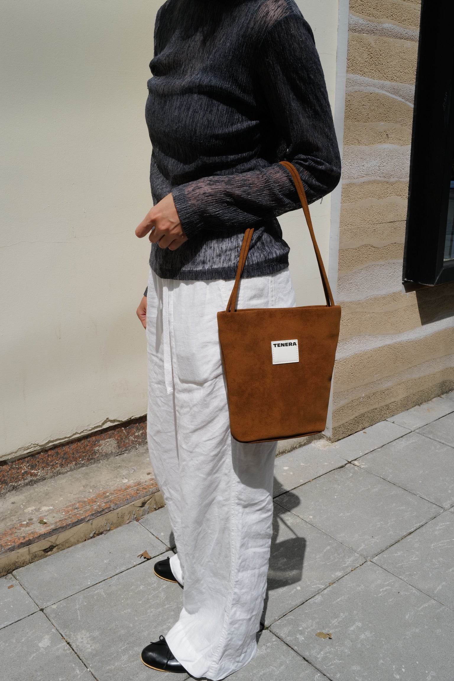 (Caramel)Small Bucket Bag-TENERA Vintage Collection - TENERA