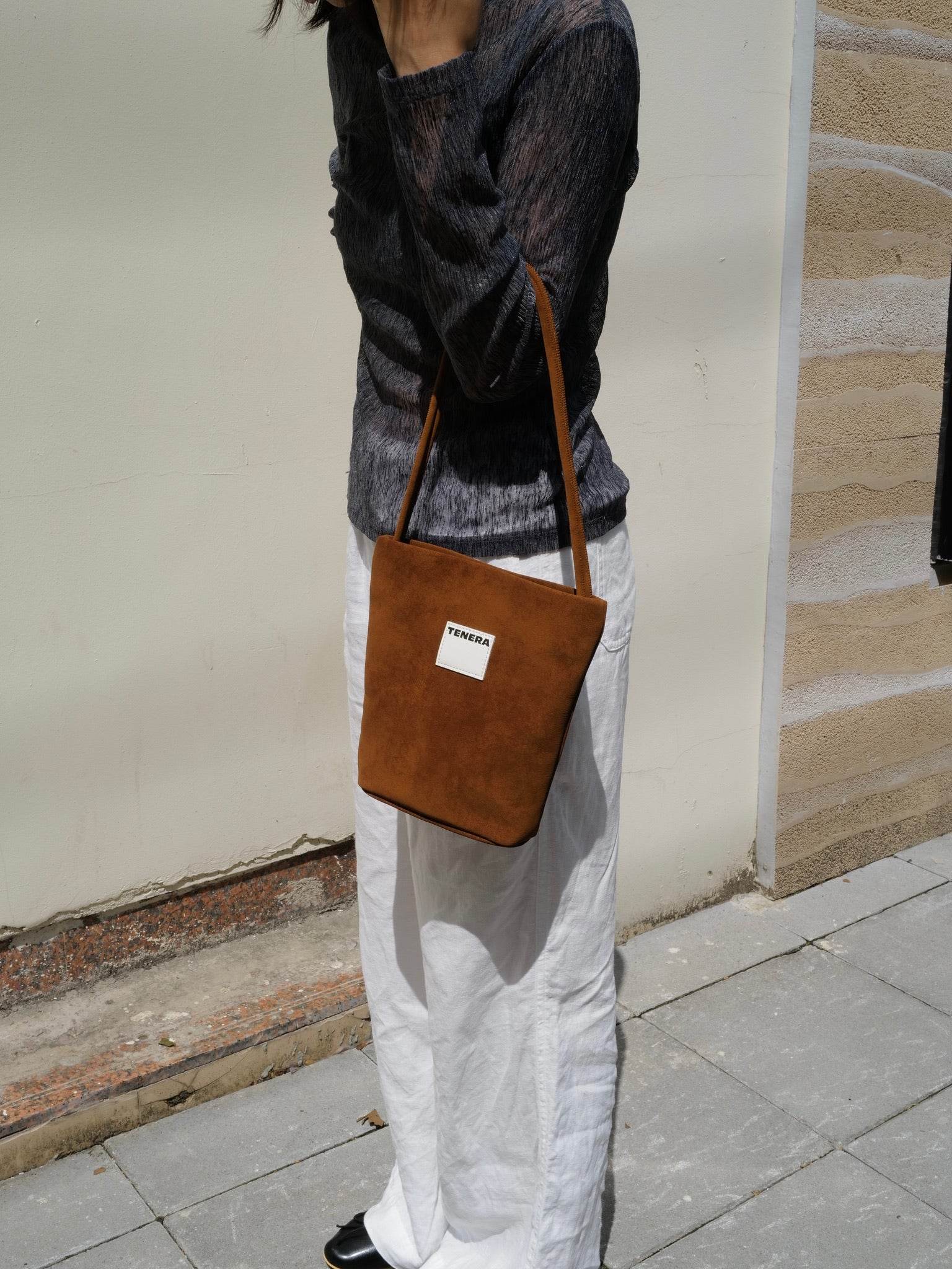 (Caramel)Small Bucket Bag-TENERA Vintage Collection - TENERA