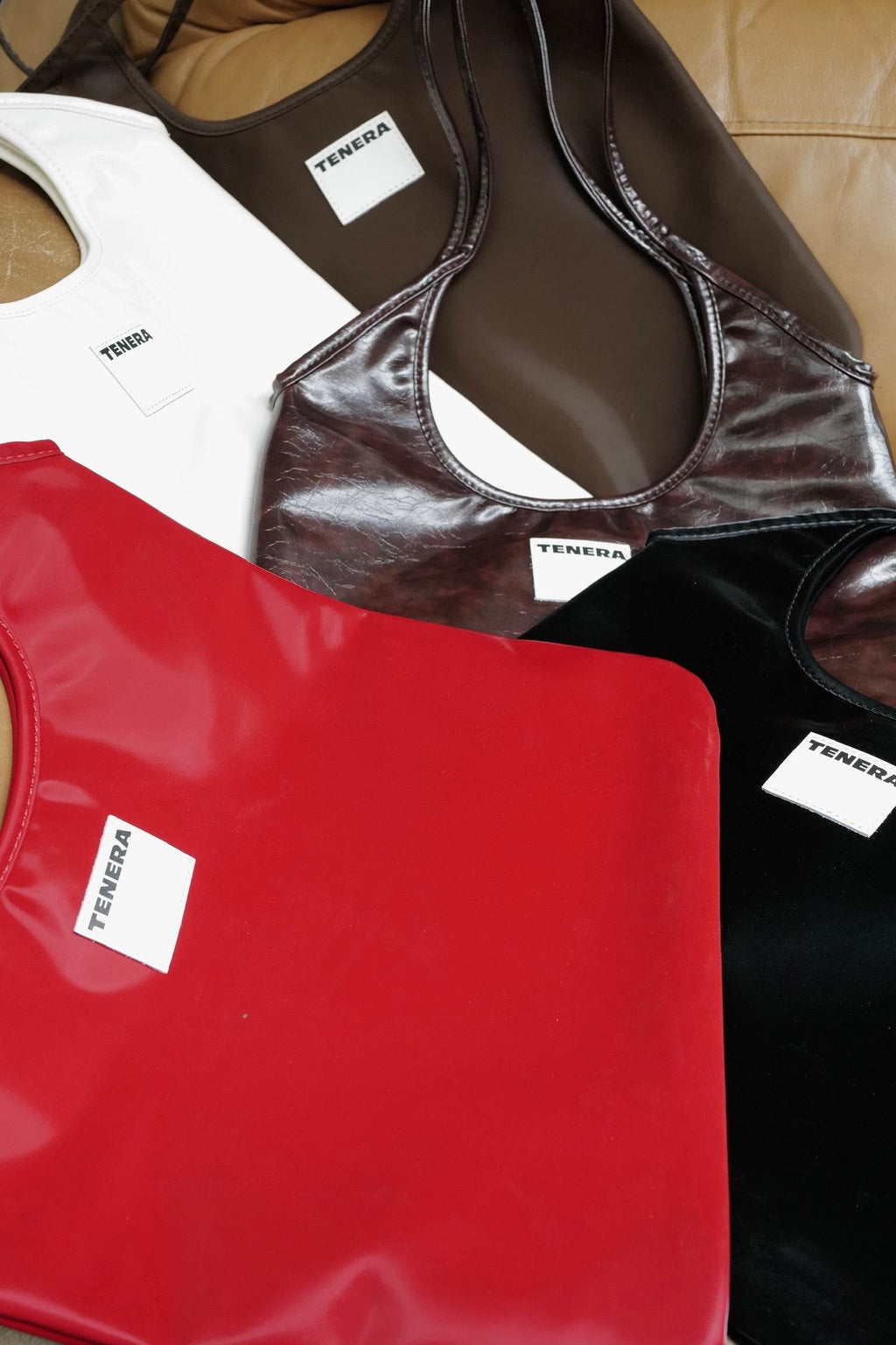 (Red)Tote Bag-TENERA Vintage Collection - TENERA