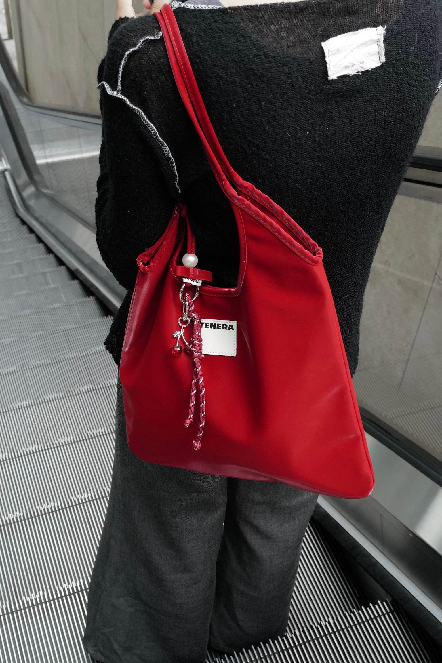 (Red)Tote Bag-TENERA Vintage Collection - TENERA