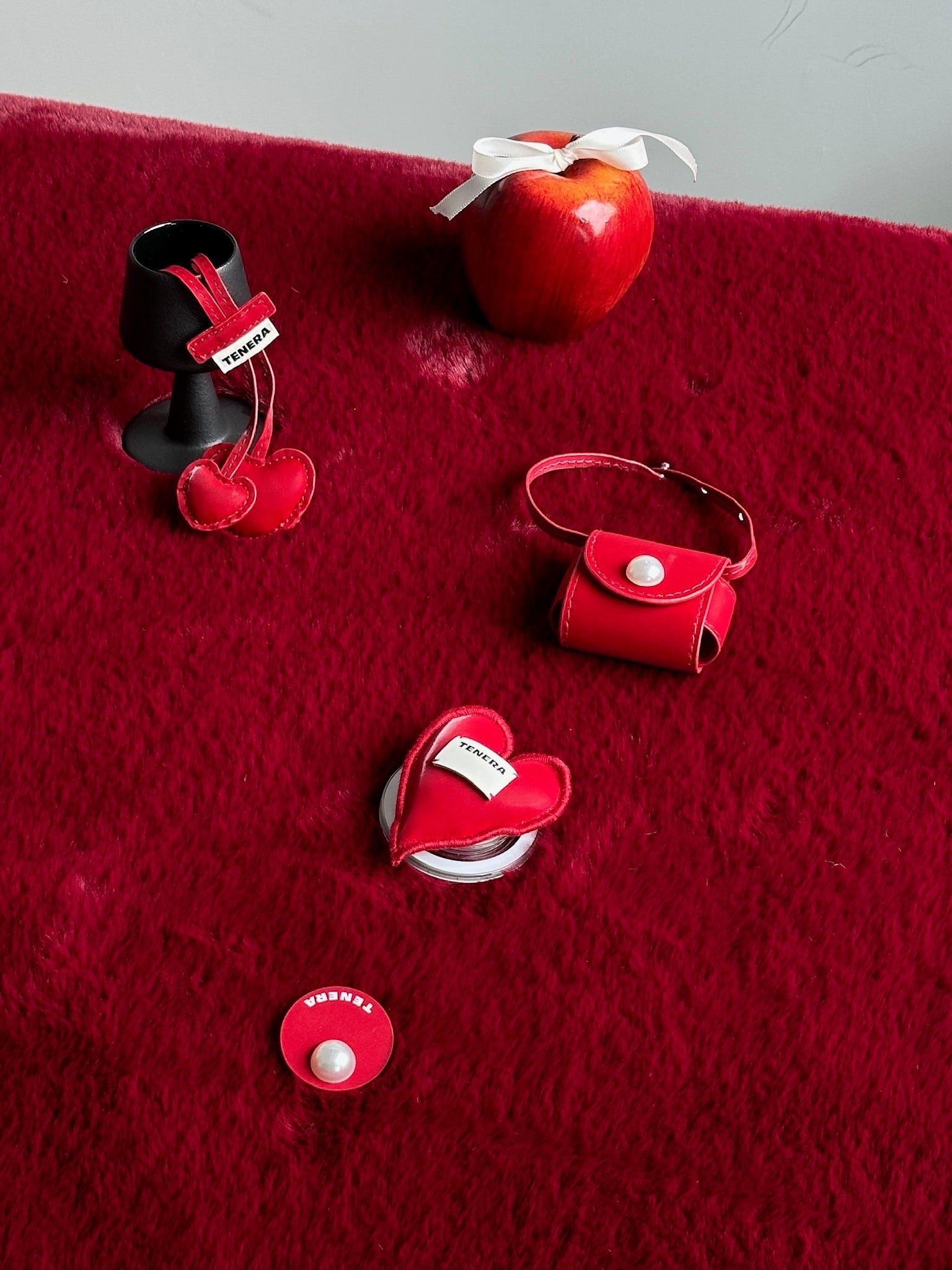 【美品】フェイスプレイヤー　アクセサリーセット　ディープレッド アクセサリー – TENERA.JP