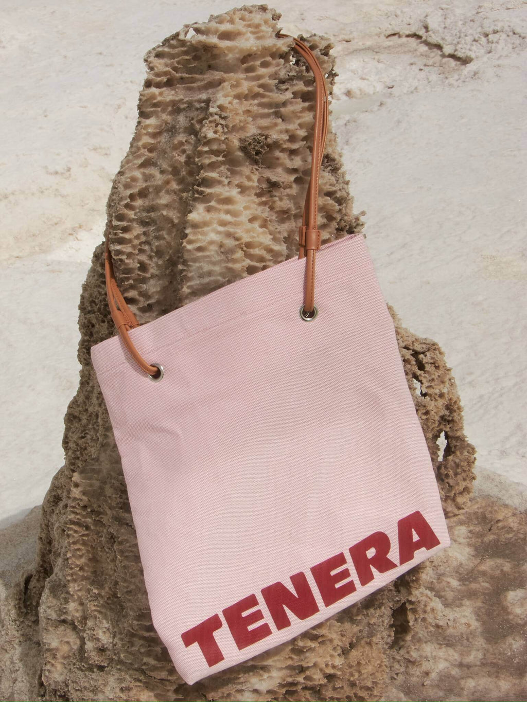 (Pink)Canvas Tote-TENERA City Resort Collection - TENERA