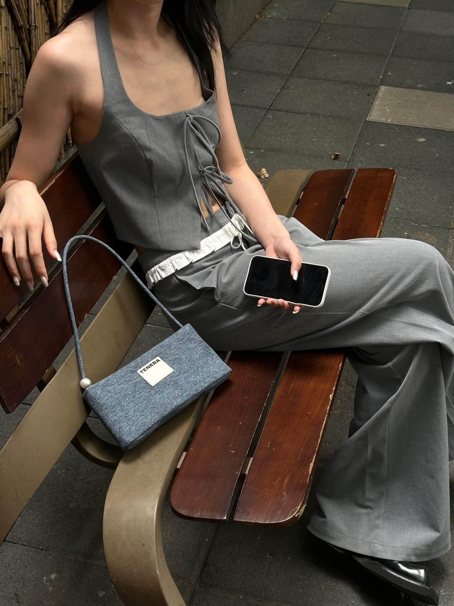 Pearl Shoulder Envelope Bag-TENERA Vintage Collection - TENERA