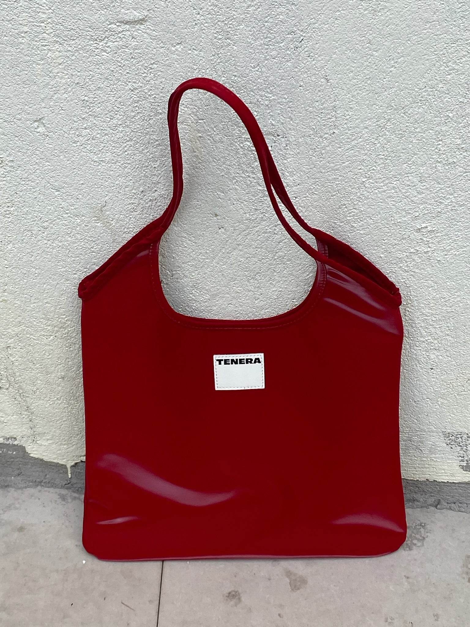 (Red)Tote Bag-TENERA Vintage Collection - TENERA