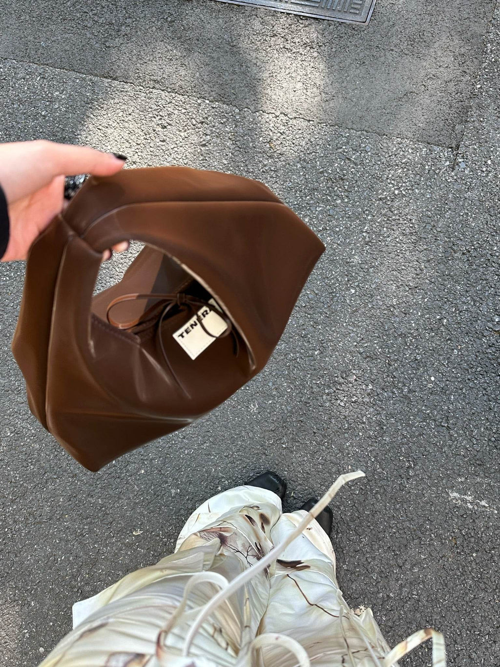 (Chocolate Velvet)Classic Hobo Bag - TENERA Velvet Collection - TENERA