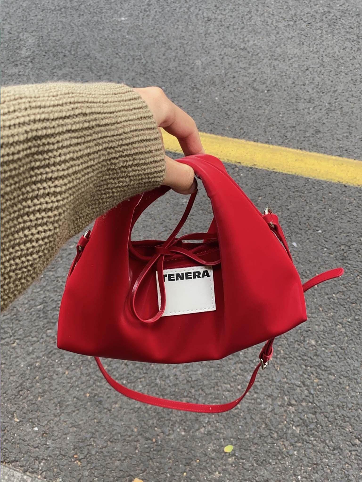 Mini Hobo Crossbody Bag - TENERA Velvet Collection - TENERA