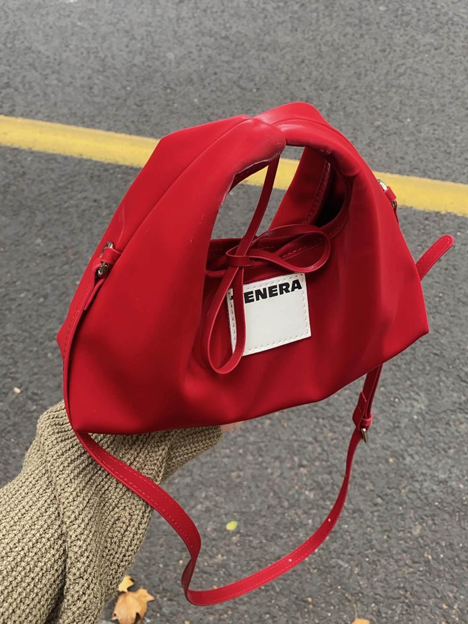 Mini Hobo Crossbody Bag - TENERA Velvet Collection - TENERA