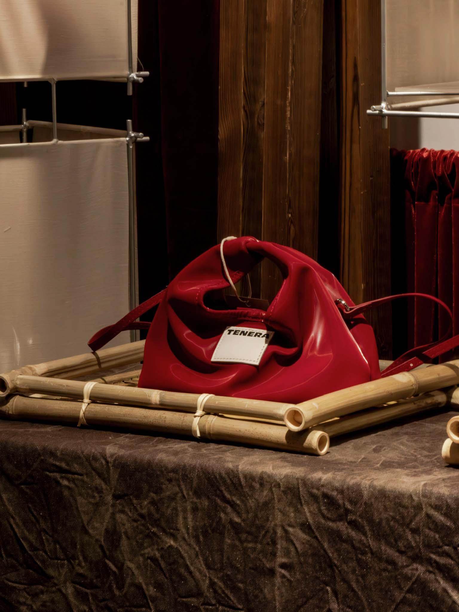 Mini Hobo Crossbody Bag - TENERA Velvet Collection - TENERA