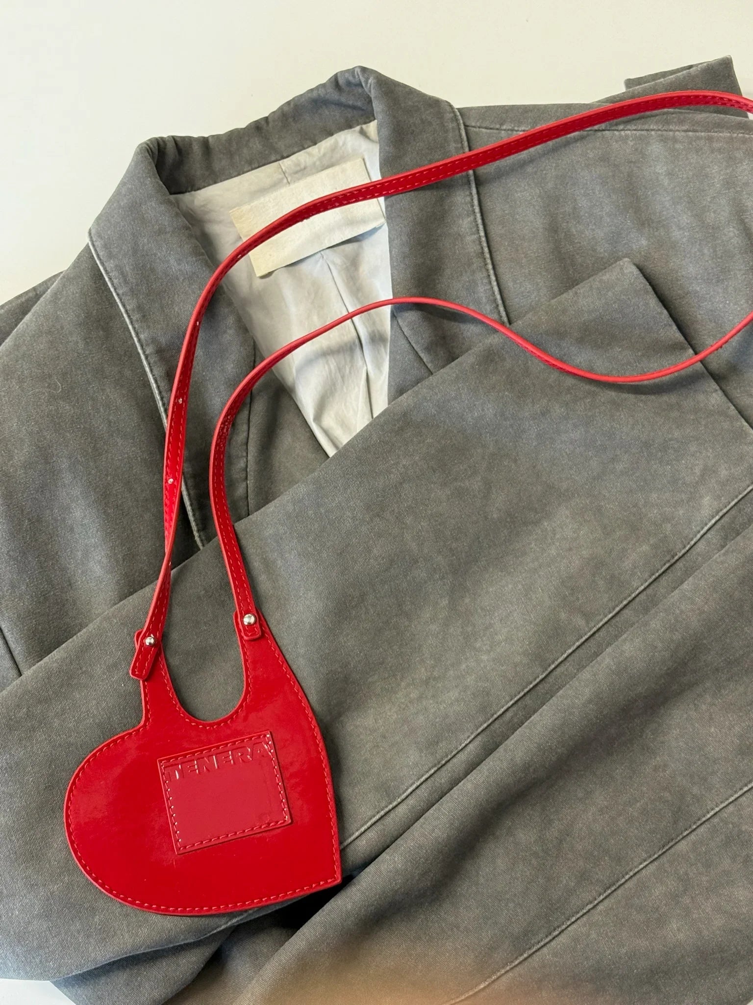 Velvet Heart Card Case-TENERA Accessories Collection - TENERA