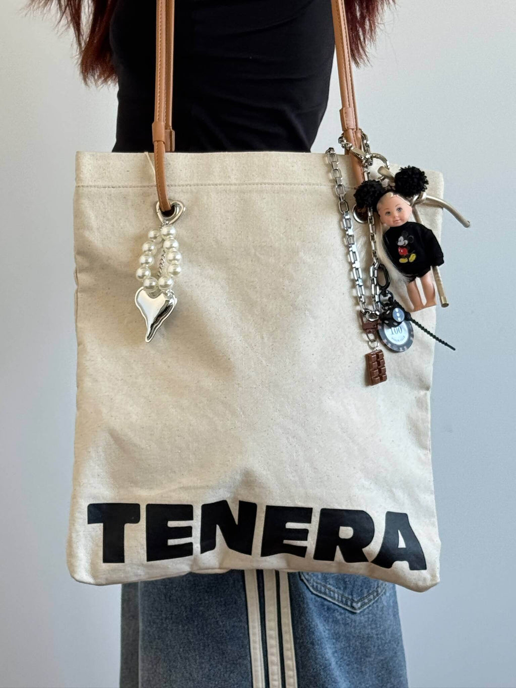 (Brown)Canvas Tote-TENERA City Resort Collection - TENERA