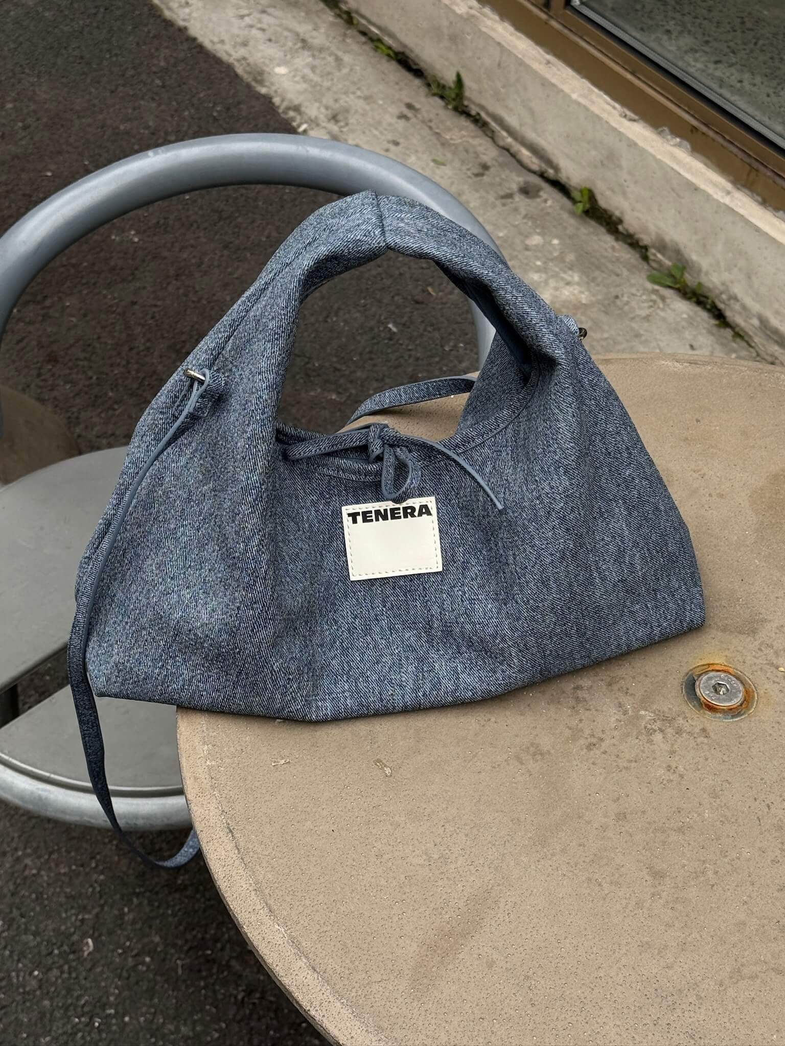 (Denim Blue)Classic Hobo Bag-TENERA Denim Collection - TENERA