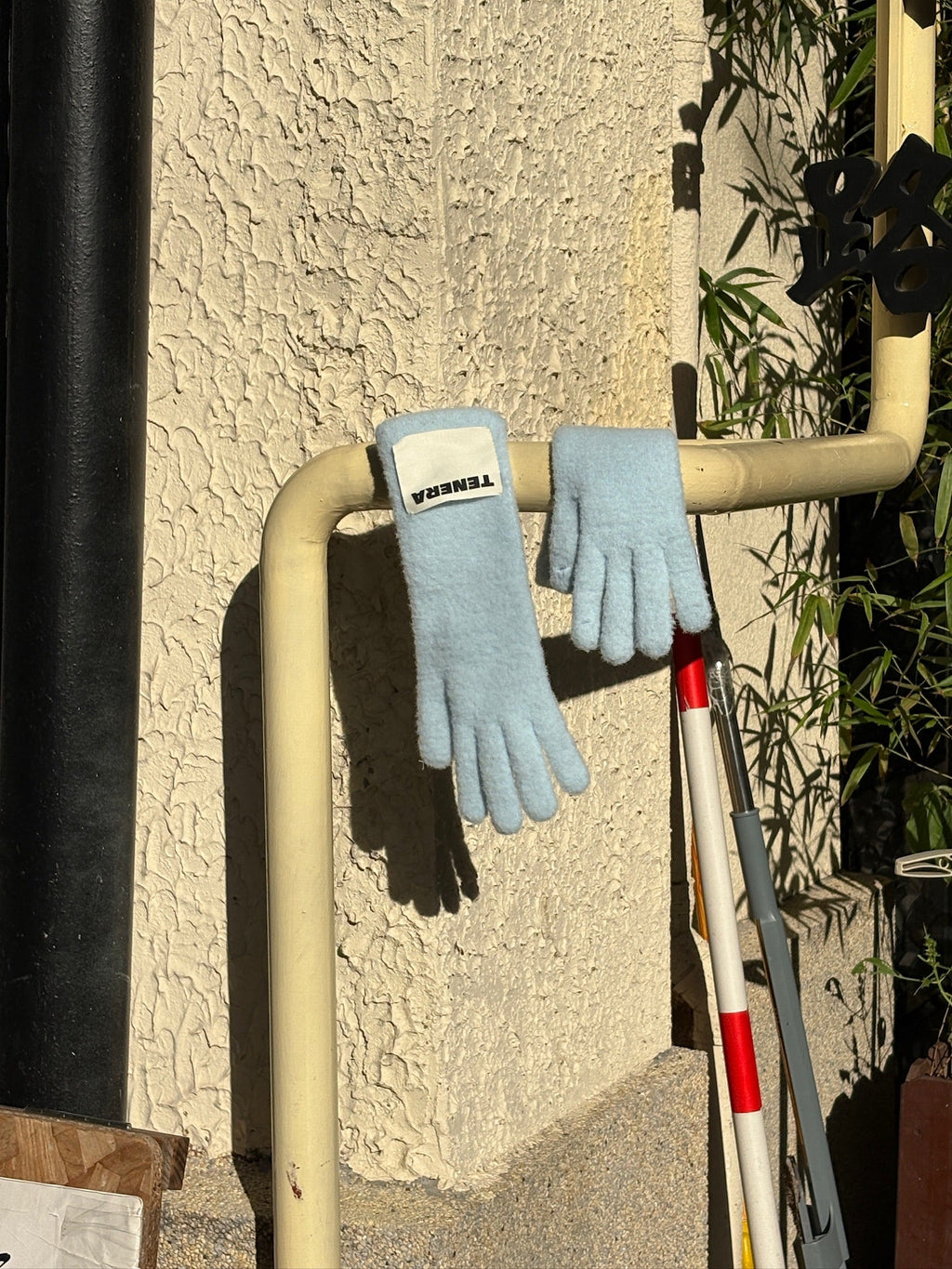 (ベイビーブルー)フェイクファーグローブ-TENERAアクセサリーコレクション