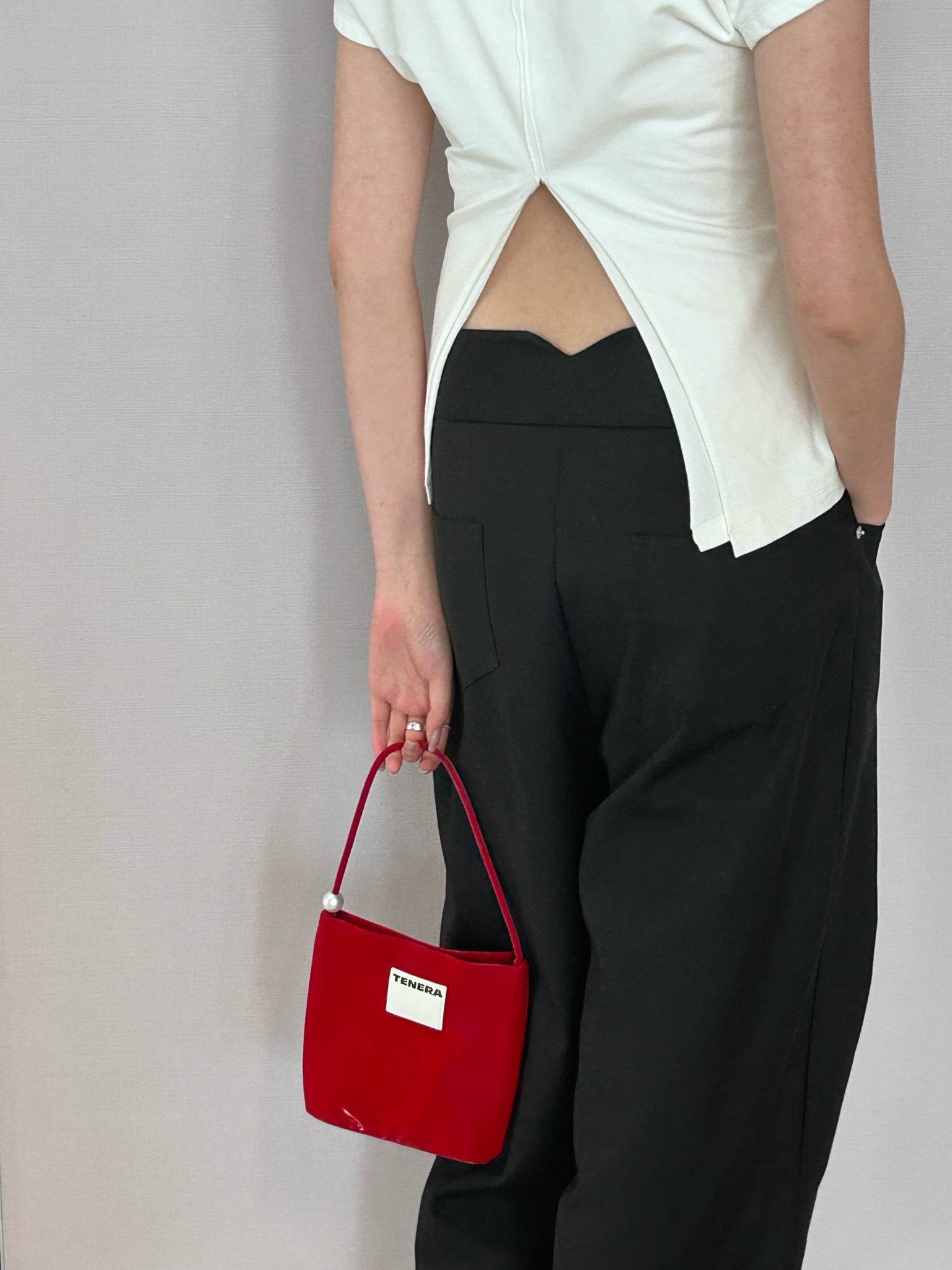 (Red Velvet)Pearl Bag (Best seller) -TENERA Velvet Collection - TENERA