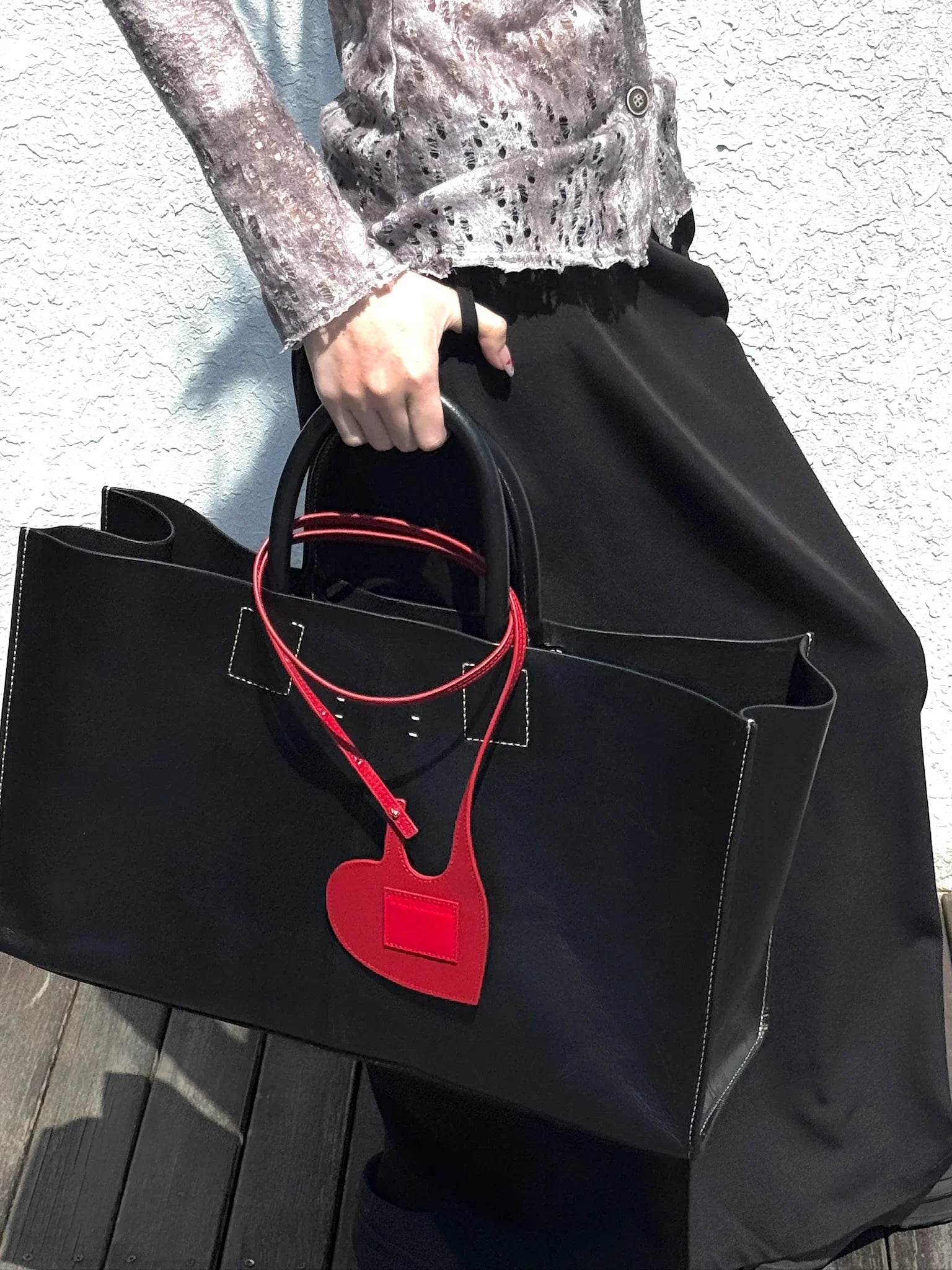 Velvet Heart Card Case-TENERA Accessories Collection - TENERA