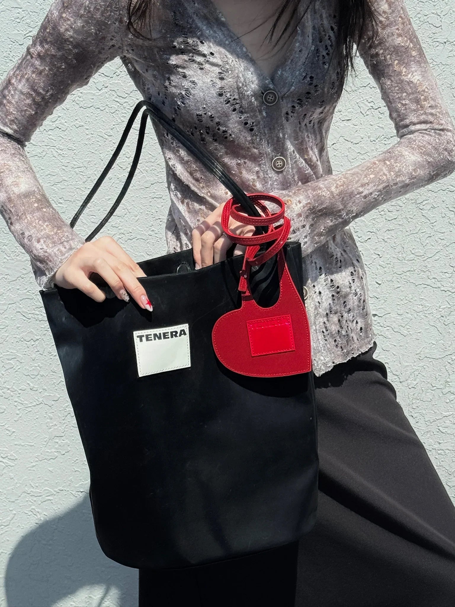 Velvet Heart Card Case-TENERA Accessories Collection - TENERA