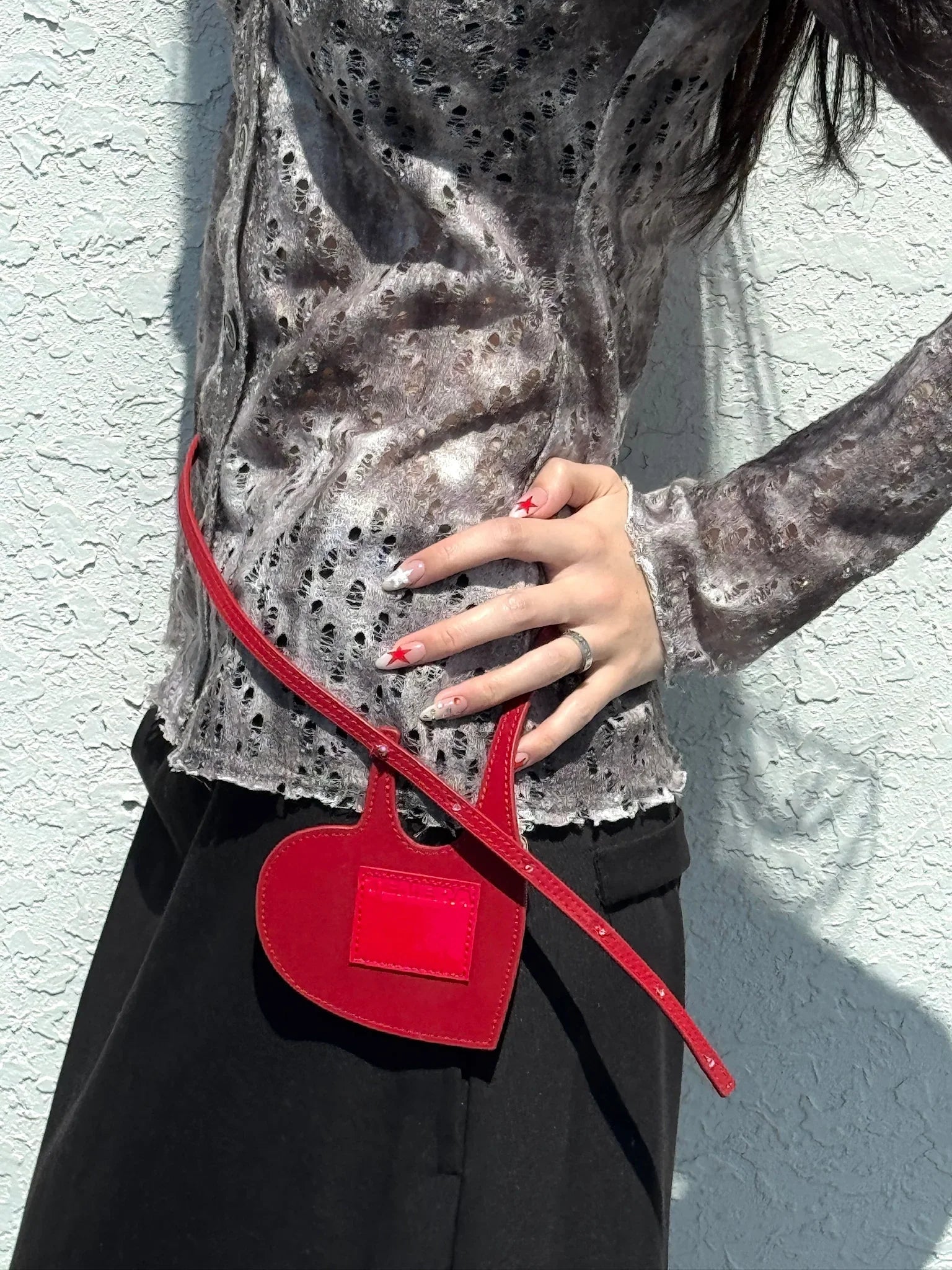 Velvet Heart Card Case-TENERA Accessories Collection - TENERA