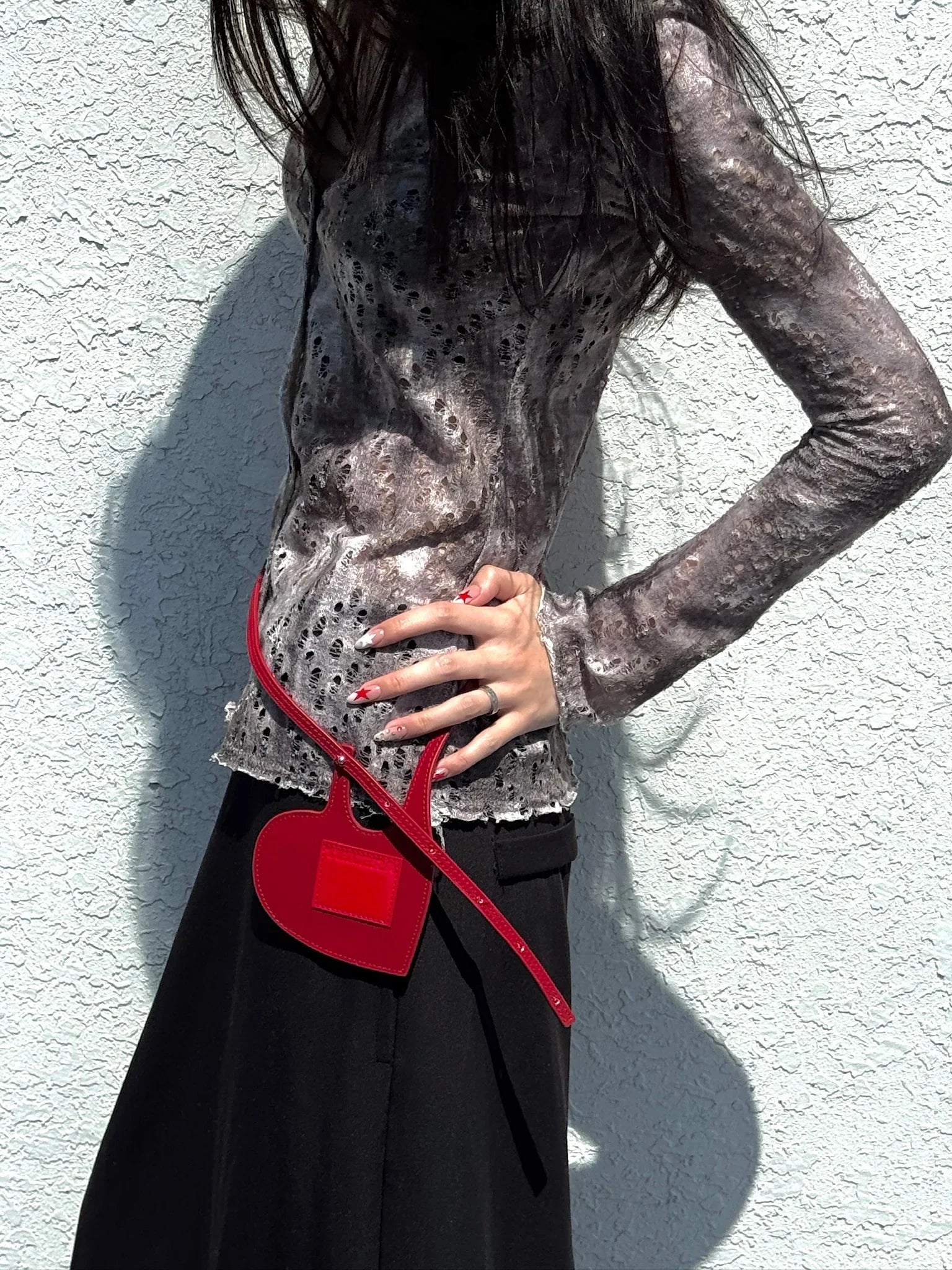 Velvet Heart Card Case-TENERA Accessories Collection - TENERA