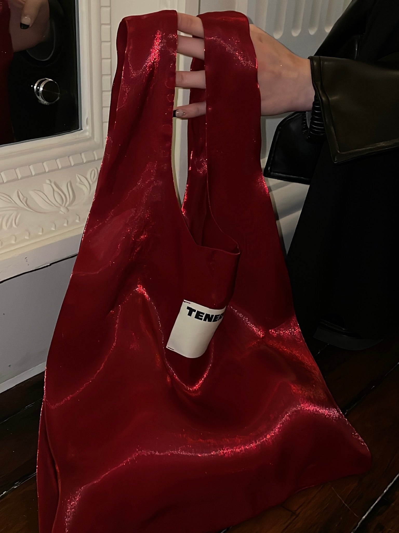 (クリスマスレッド)バレリーナショルダーバッグ-TENERAバレエコレクション