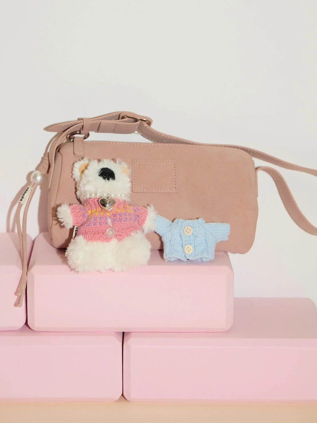 Pearl Necklace Dog Charm-TENERA Accessories Collection - TENERA