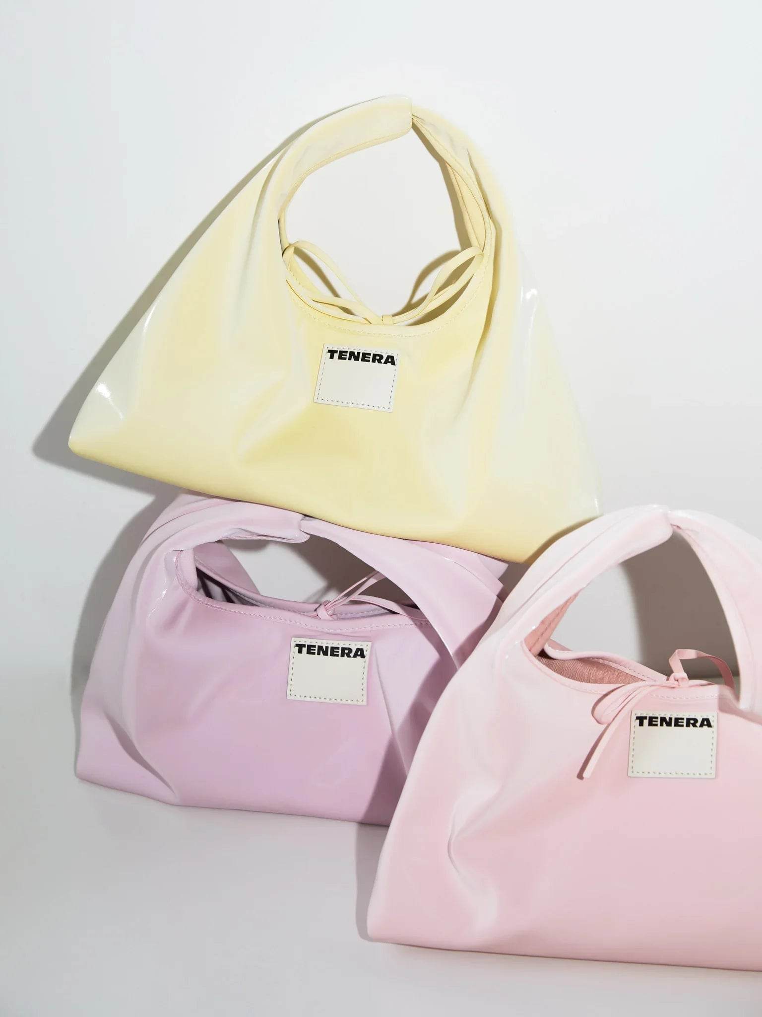 (Milkyellow)Classic Hobo Bag - TENERA Velvet Collection - TENERA