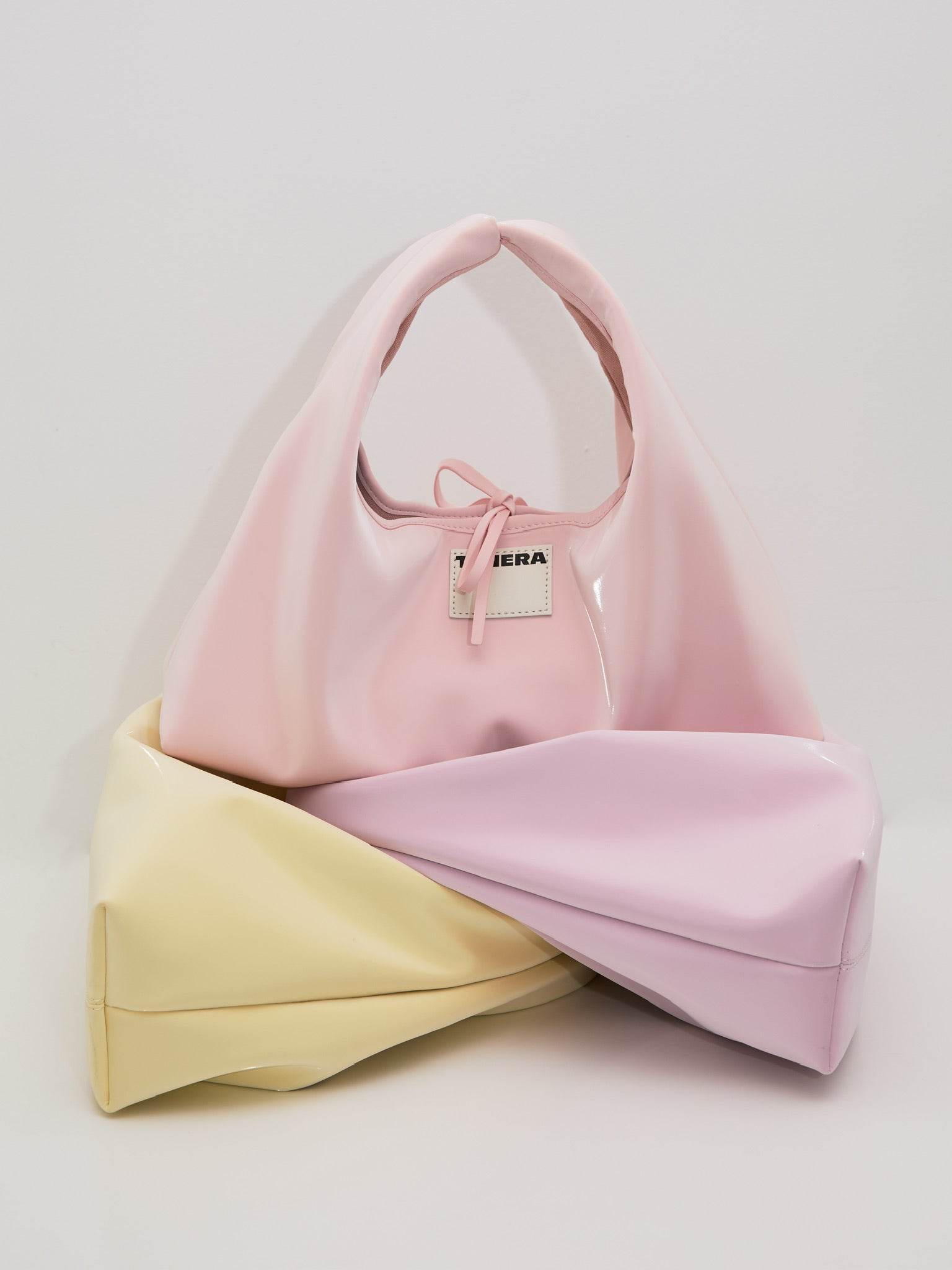 (Petal Pink)Classic Hobo Bag - TENERA Velvet Collection - TENERA