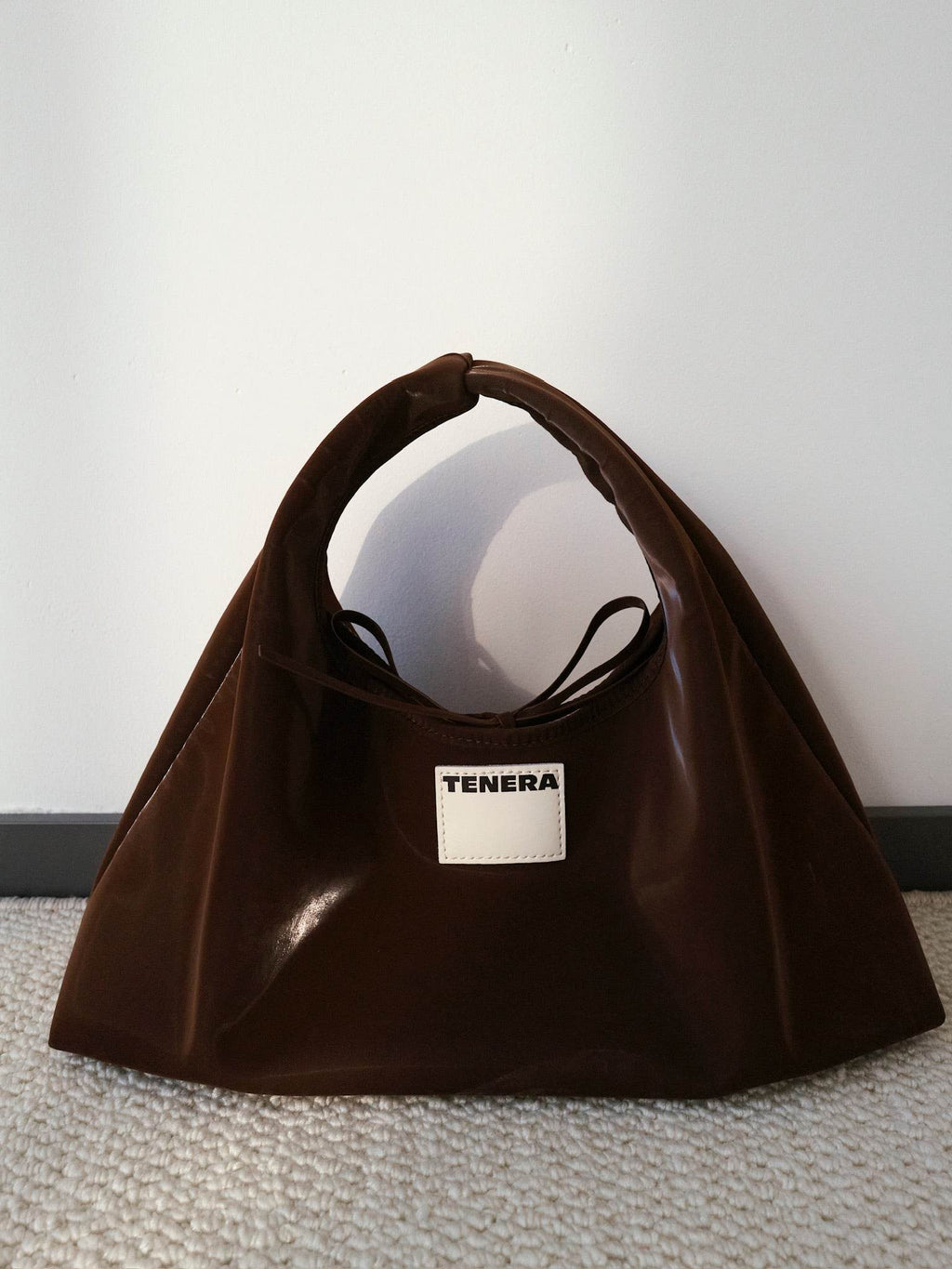 (Chocolate Velvet)Classic Hobo Bag - TENERA Velvet Collection - TENERA