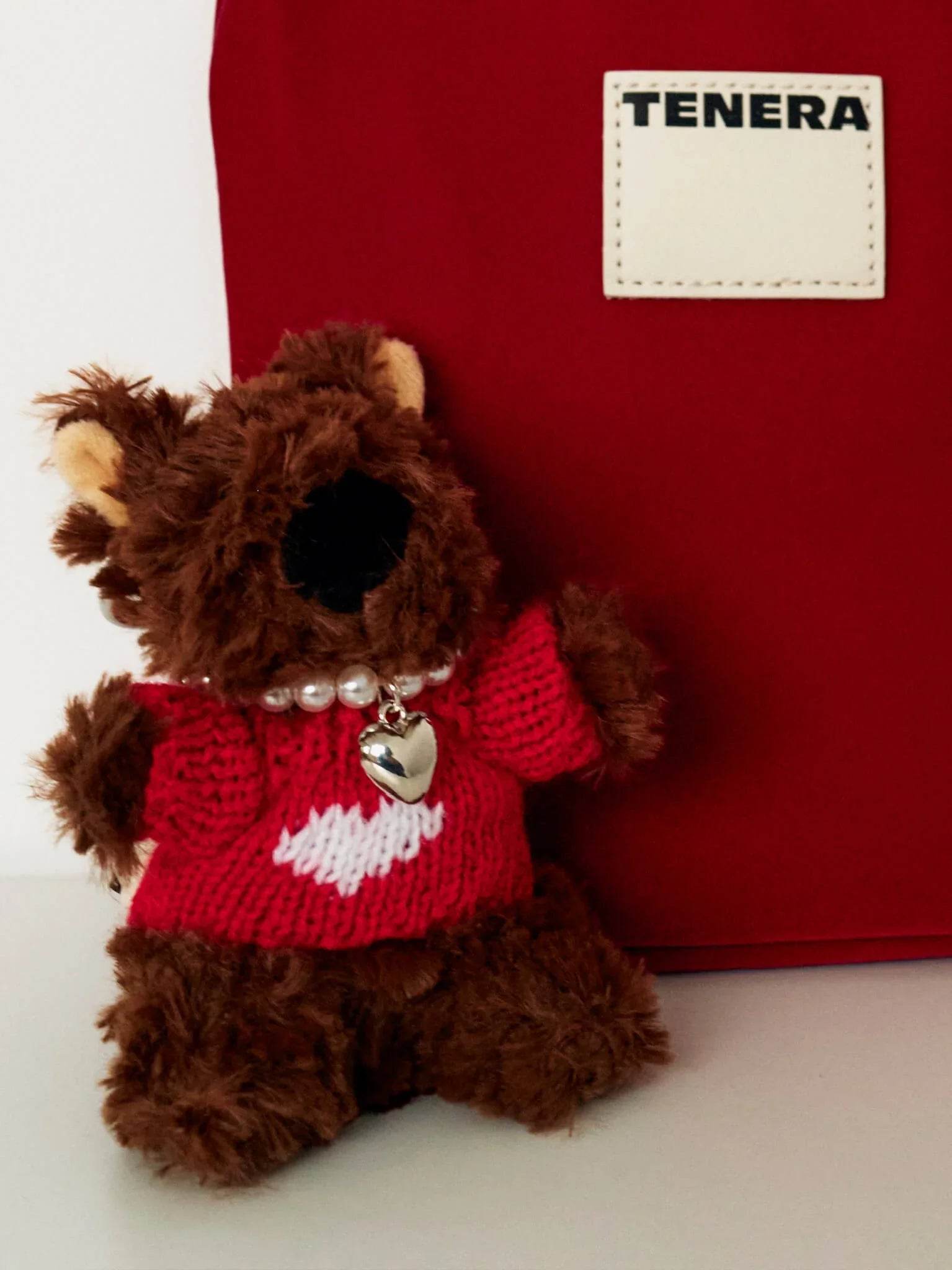 Pearl Necklace Dog Charm-TENERA Accessories Collection - TENERA