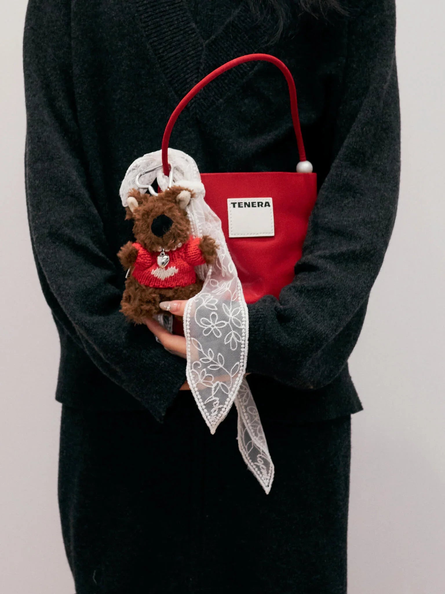 Pearl Necklace Dog Charm-TENERA Accessories Collection - TENERA