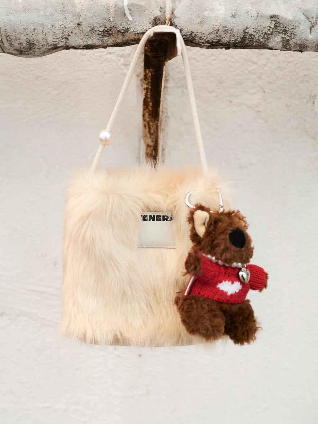 Pearl Necklace Dog Charm-TENERA Accessories Collection - TENERA