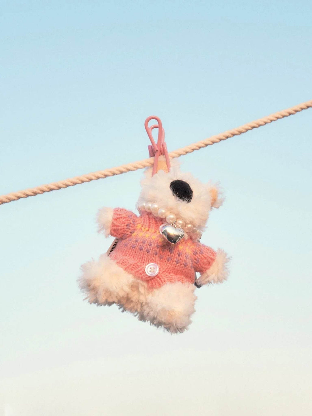 Pearl Necklace Dog Charm-TENERA Accessories Collection - TENERA