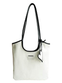 (Cream White)Vintage Shoulder Tote-TENERA City Retro Collection - TENERA