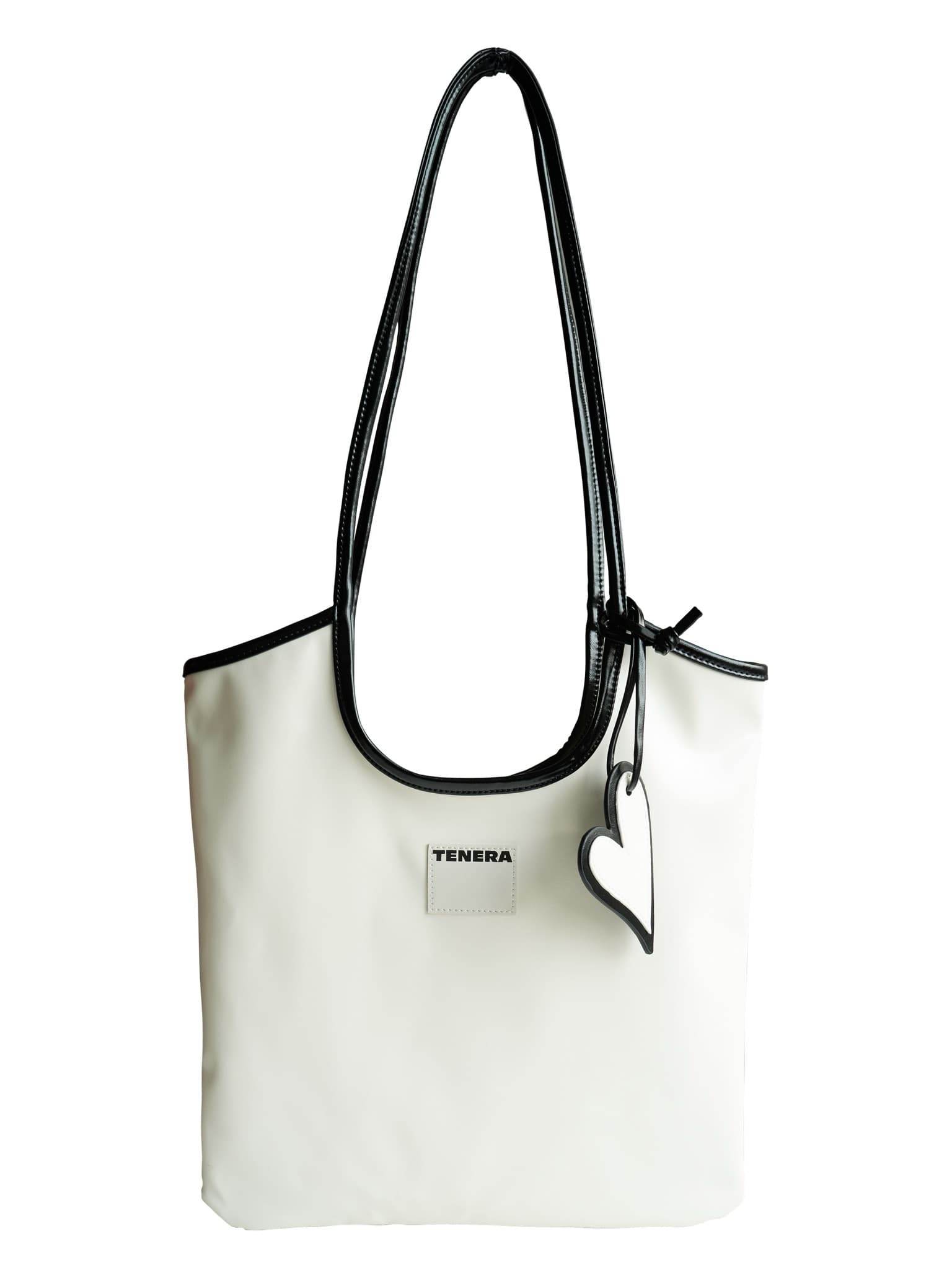 (Cream White)Vintage Shoulder Tote-TENERA City Retro Collection - TENERA