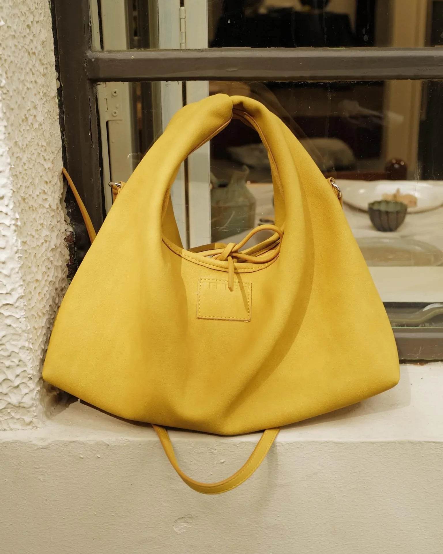 (Jinger Yellow)Classic Hobo Bag-TENERA Vintage Collection - TENERA
