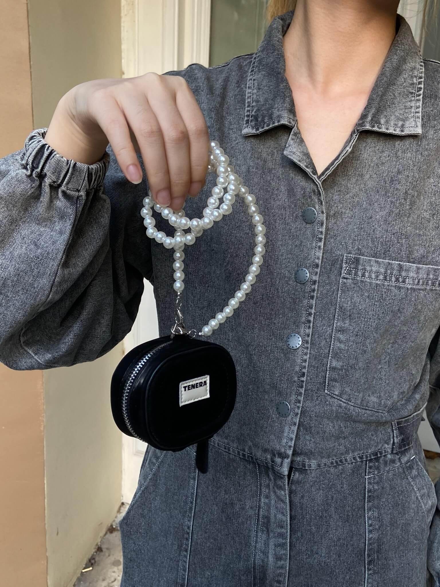 Oval Necklace Bag-TENERA Accessories Collection - TENERA