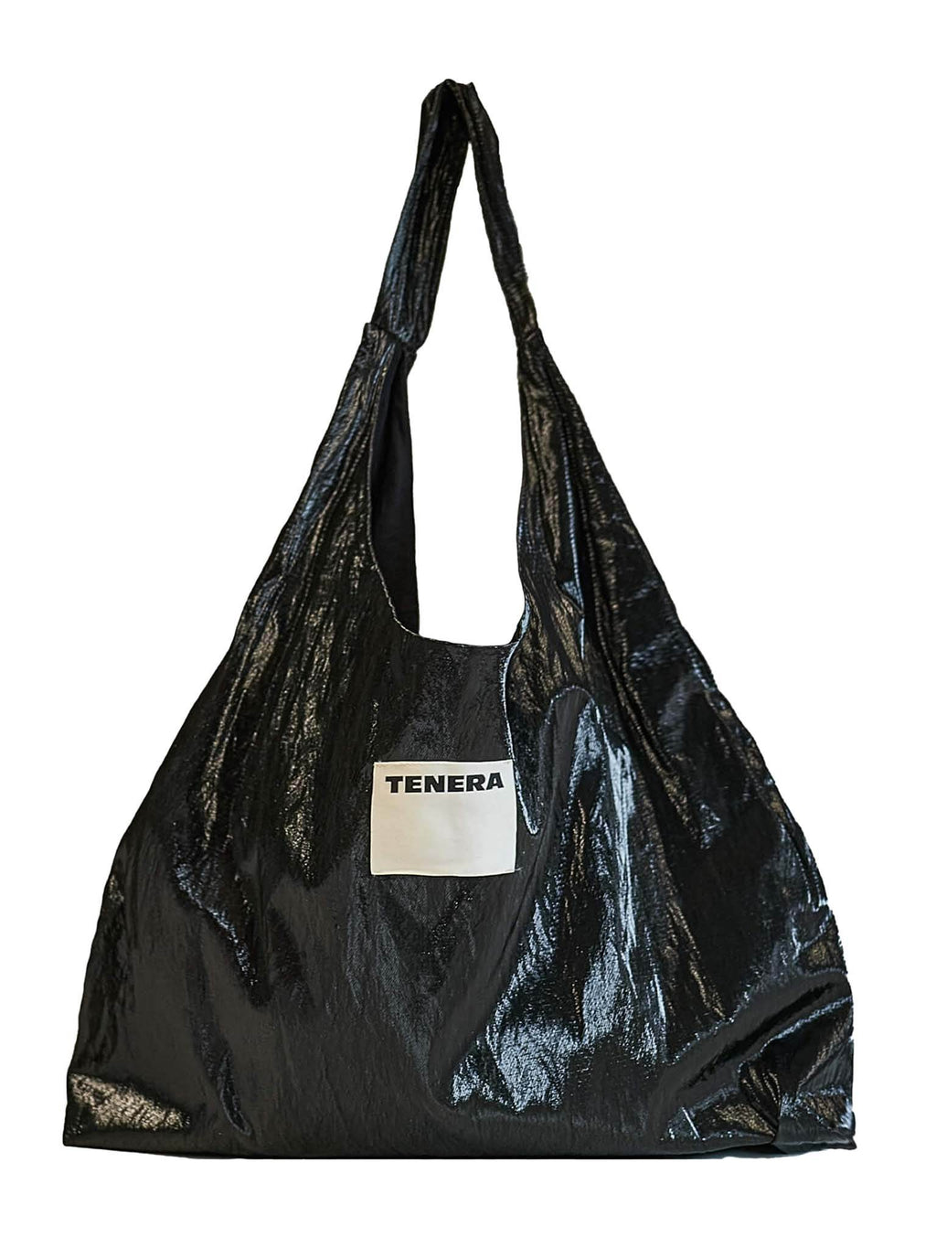 (Obsidian Black)Ballerina Linen Shoulder Bag-TENERA Ballerina Collection - TENERA